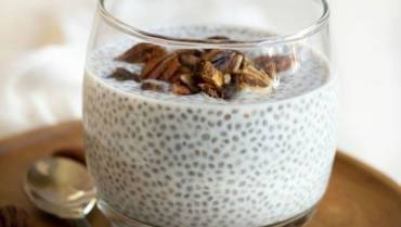 Cinnamon Chia Dates Pudding