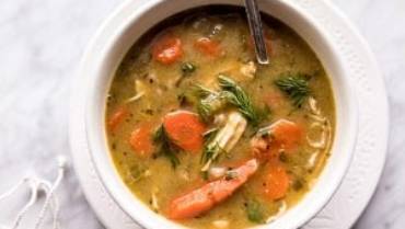 Hearty Chicken Soup | Healthy Meal | Protein & Fiber Rich