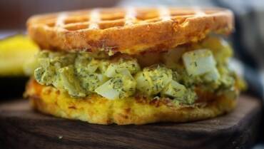 Healthy Waffle Sandwich