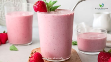 Homemade Strawberry Milkshake | Healthy Dessert Recipe